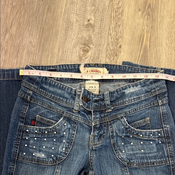 Z. Cavaricci Blue Boot Cut Jeans with Classic Design - Picture 6 of 7